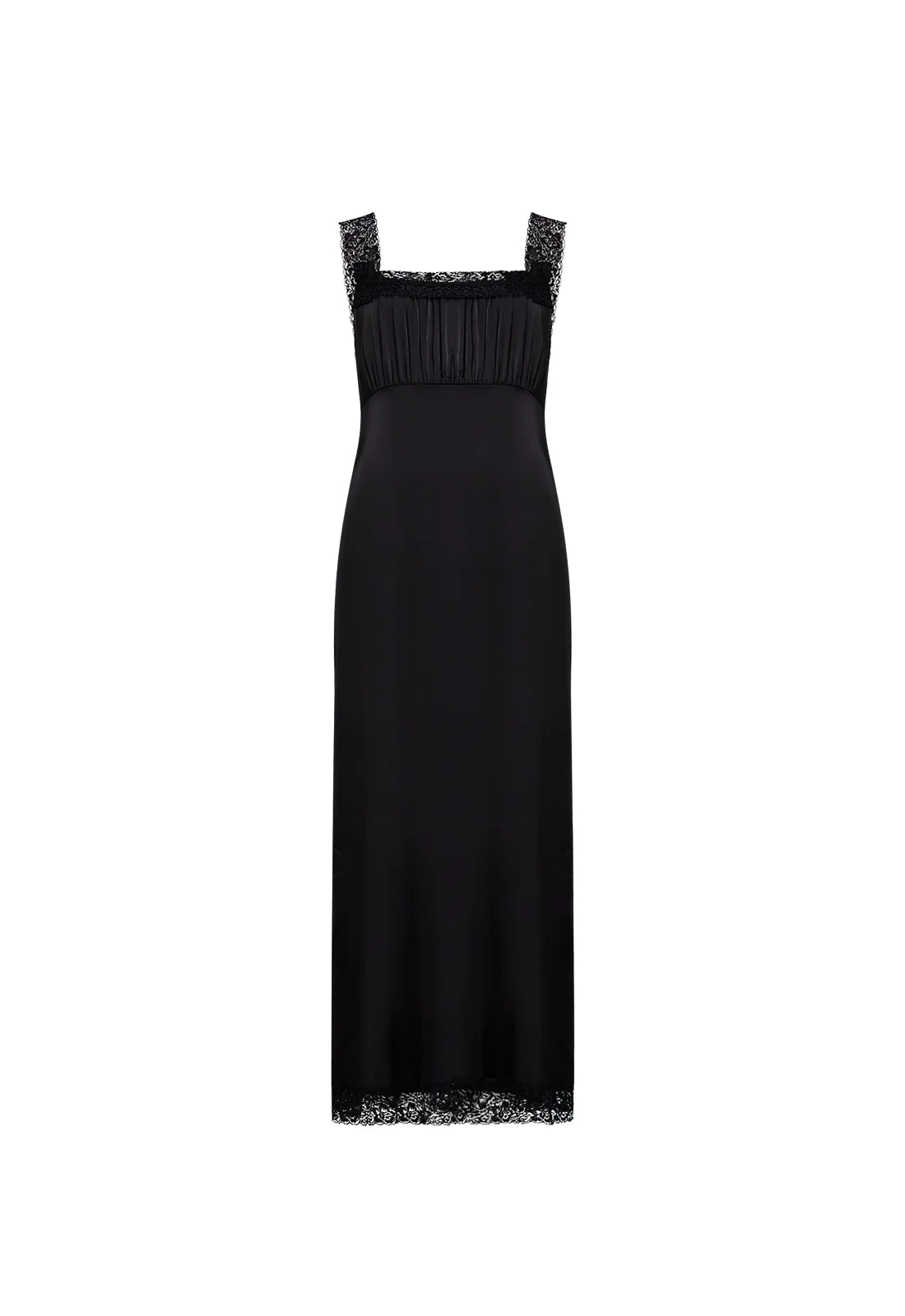 BALLERINA VINTAGE MAXI DRESS in ONYX
