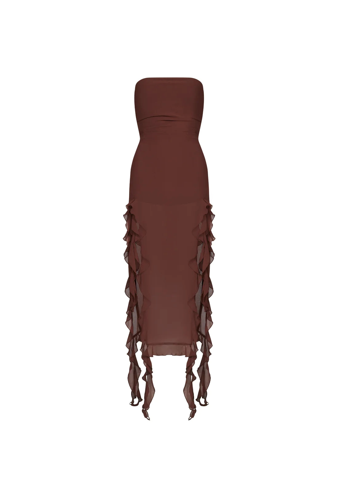 RENDEZVOUS DRESS CHOCOLATE