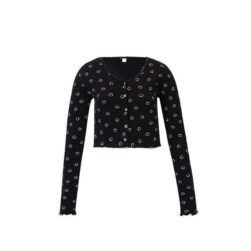 Black Smile Cardigan