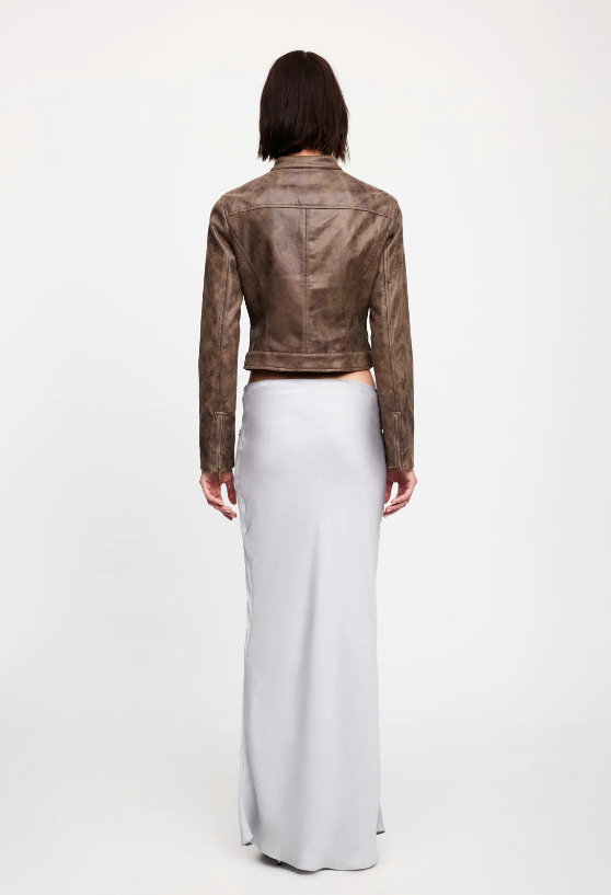 BELLA MOTO JACKET CHOCOLATE