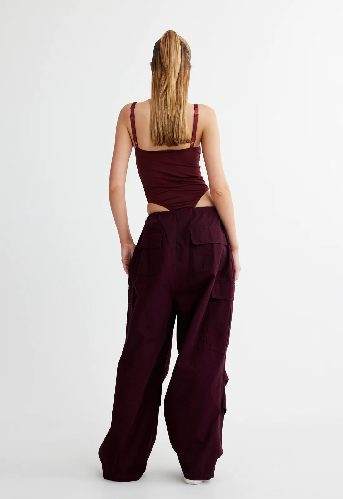 JE TAIME BODYSUIT BURGUNDY
