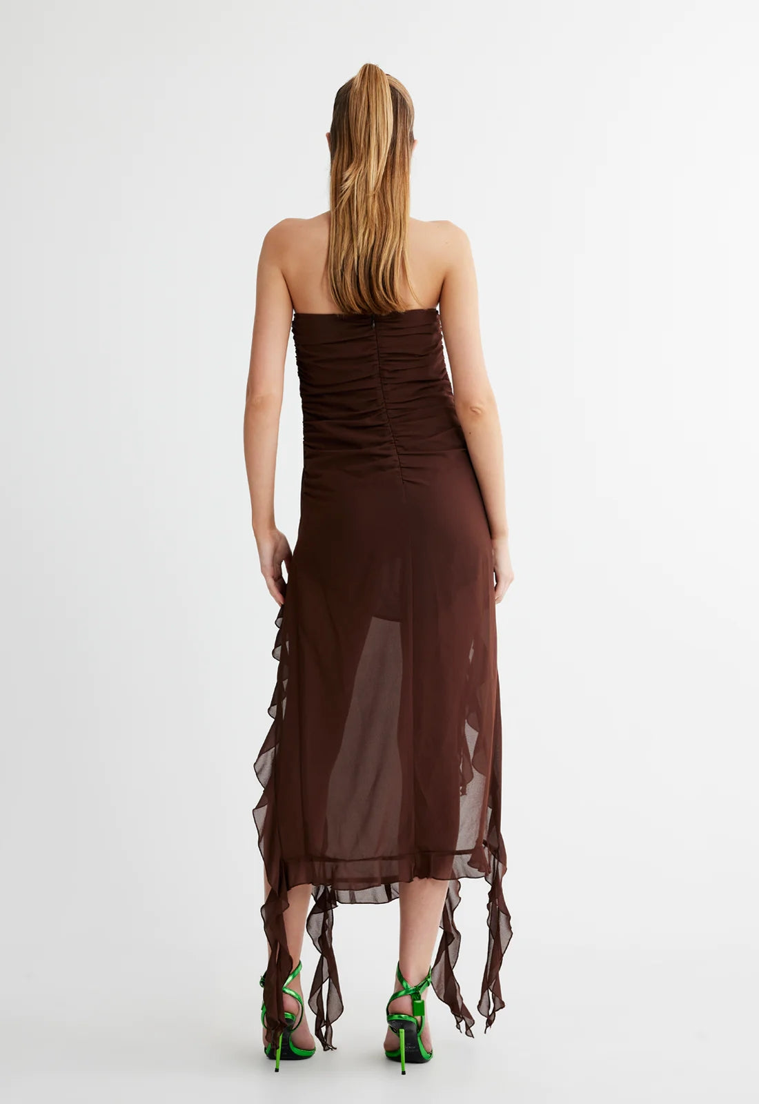RENDEZVOUS DRESS CHOCOLATE
