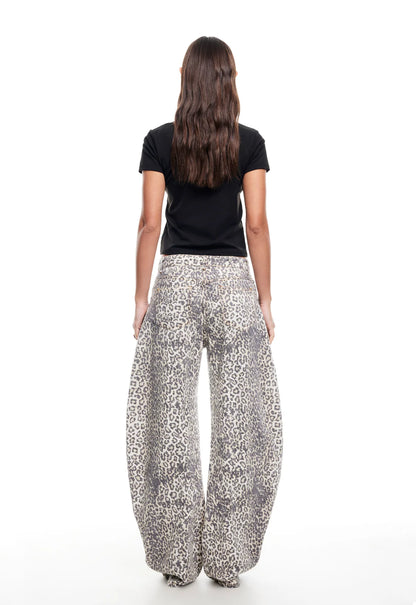 Horseshoe Jeans in Leopard Fade