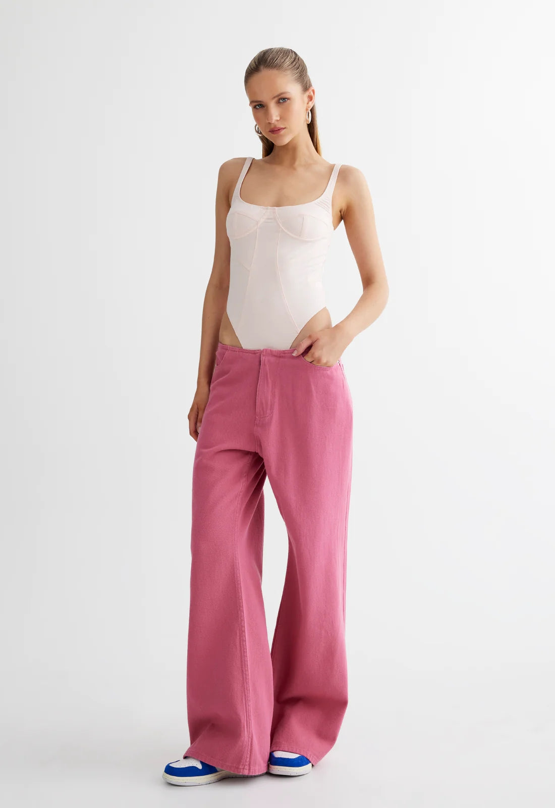JE TAIME BODYSUIT BALLET PINK