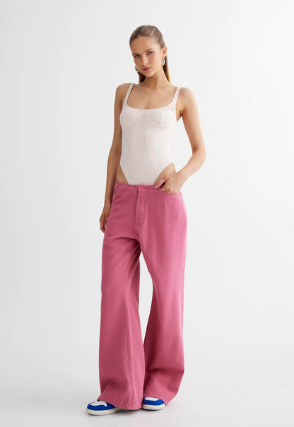 JE TAIME BODYSUIT BALLET PINK