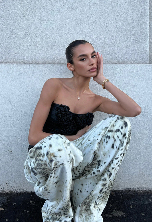 Horseshoe Jeans in Snow Leopard