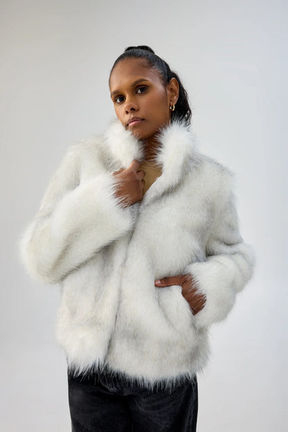 FUR DELISH JACKET WHITE