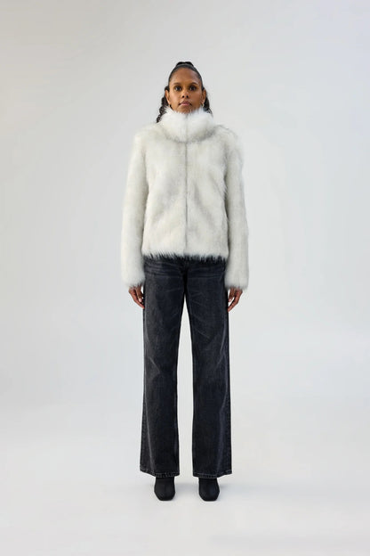 FUR DELISH JACKET WHITE