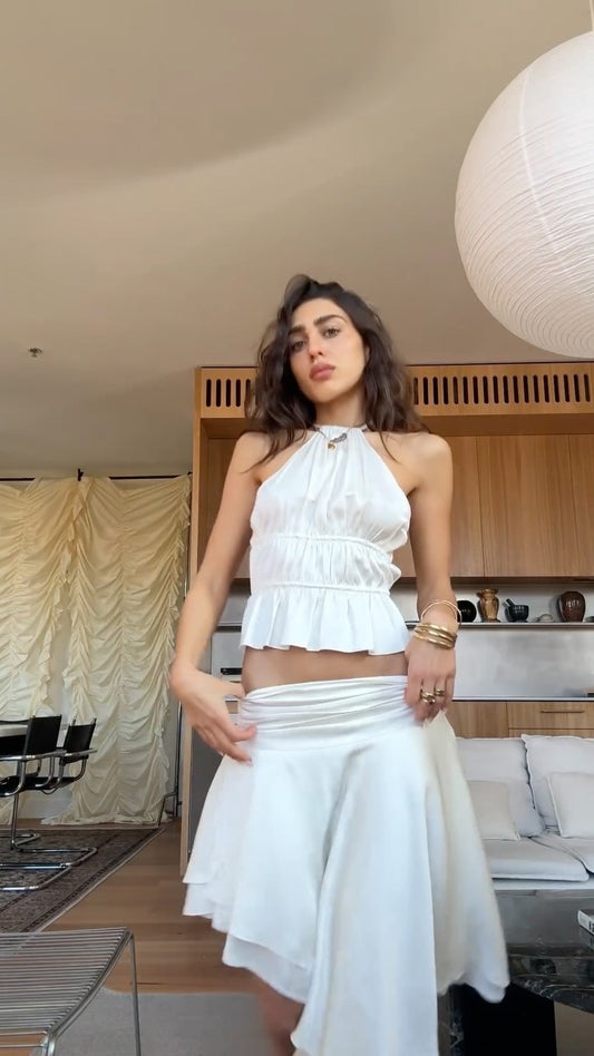 Legacy Halter Top in Ivory