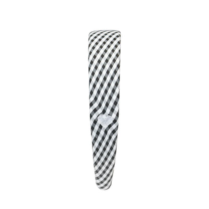 Halo Headband in Navy Gingham