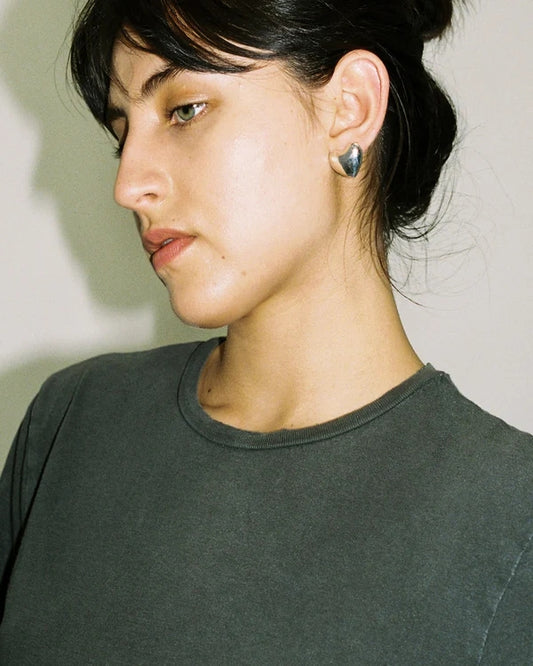 Voluptuous Heart Earring, Sml