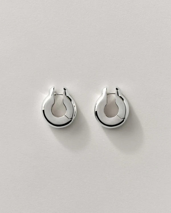Ample Hinge Hoops, Lrg