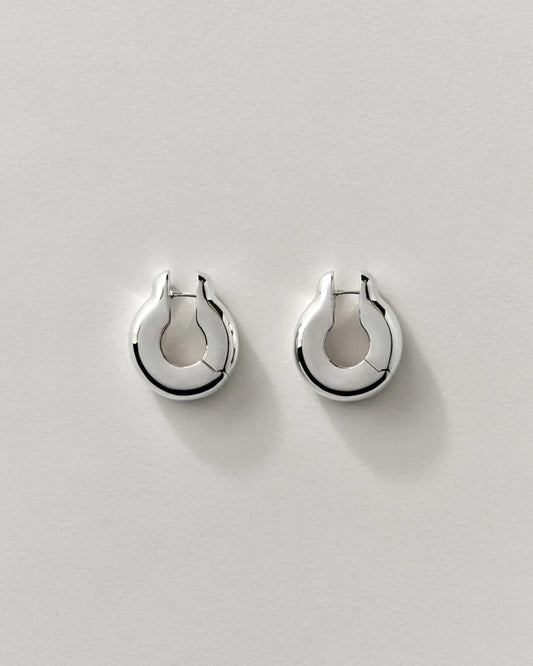 Ample Hinge Hoops, Lrg