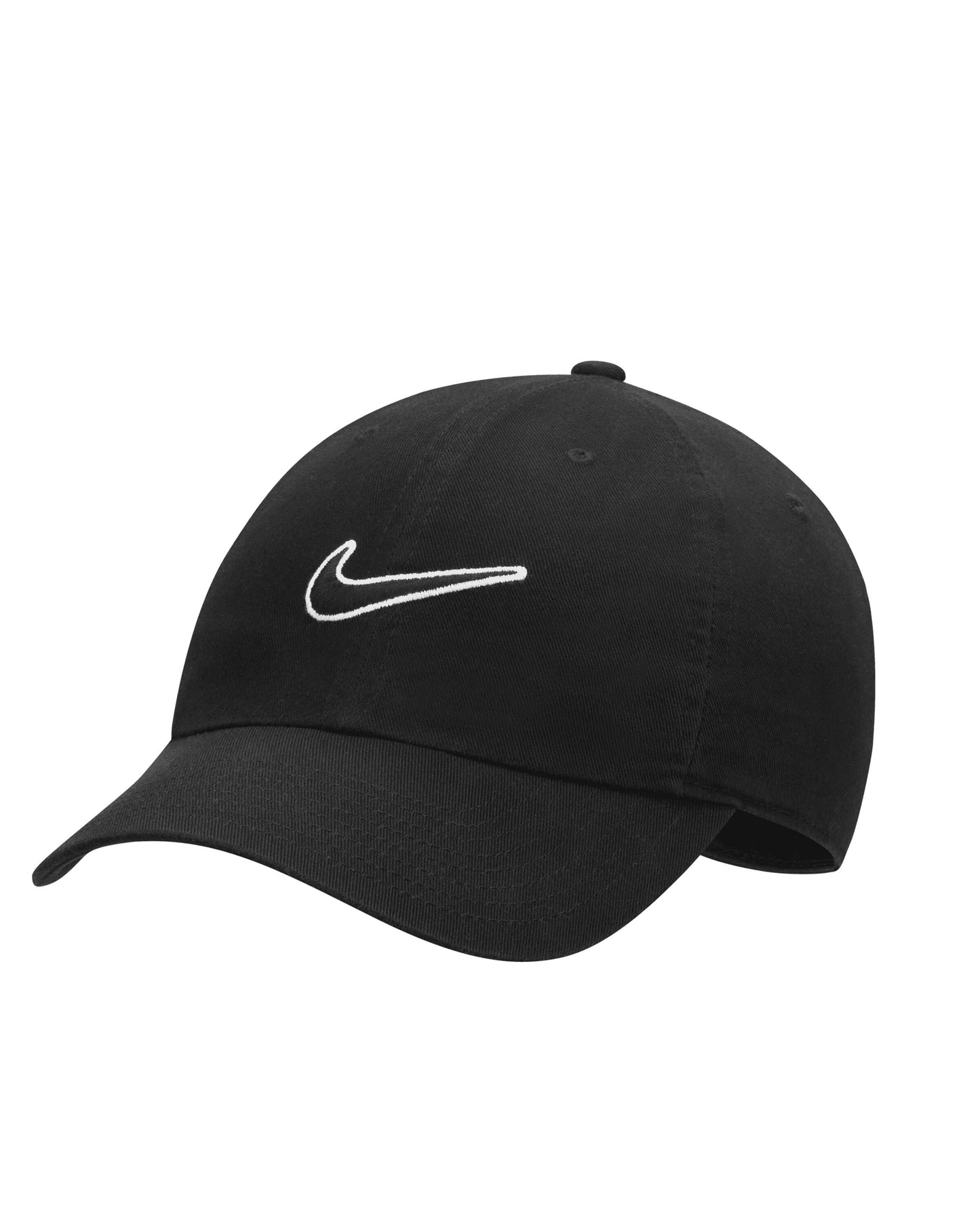 Heritage 86 Swoosh Wash Cap in Black