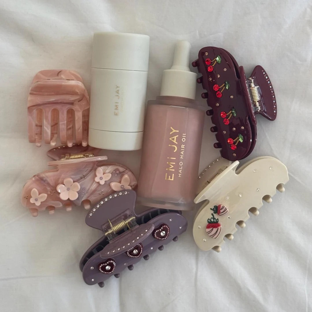 PETITE CLIP IN PINK CHANTILLY