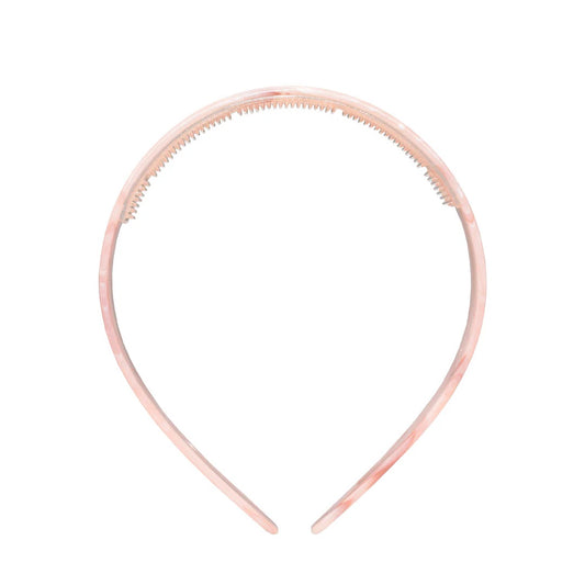 WIDE STARLET HEADBAND IN PINK CHANTILLY