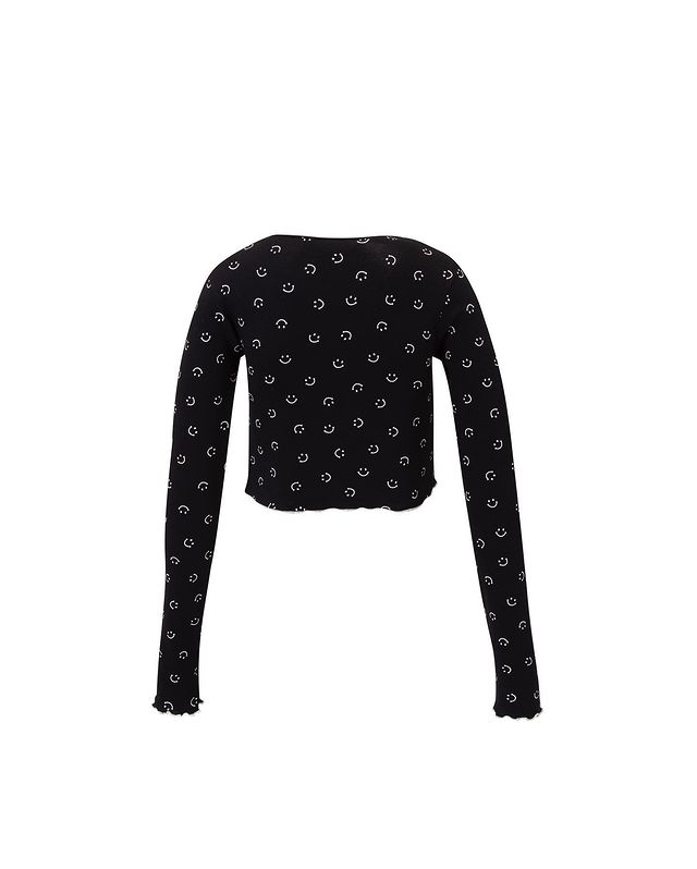 Black Smile Cardigan