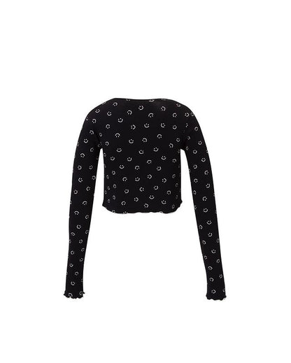 Black Smile Cardigan