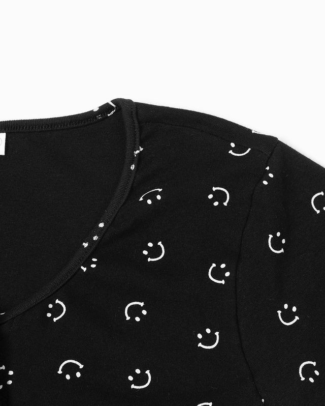 Black Smile Cardigan
