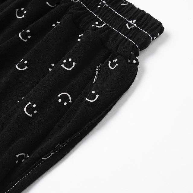 Black Smile Pants