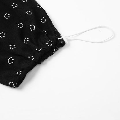 Black Smile Pants